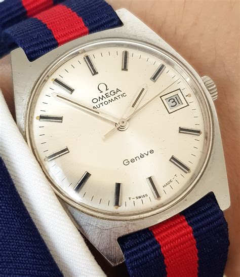 omega geneve automatic date watch|omega geneve automatic vintage.